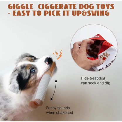 Creative Cigarette Interactive Dog Toy