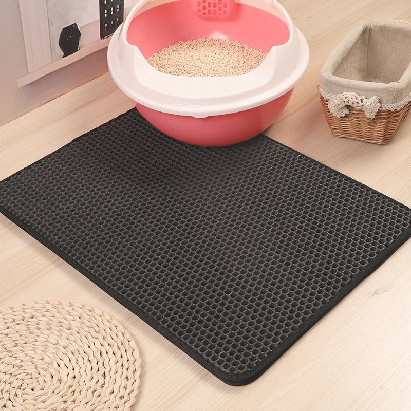 Waterproof Double-Layer Cat Litter Mat