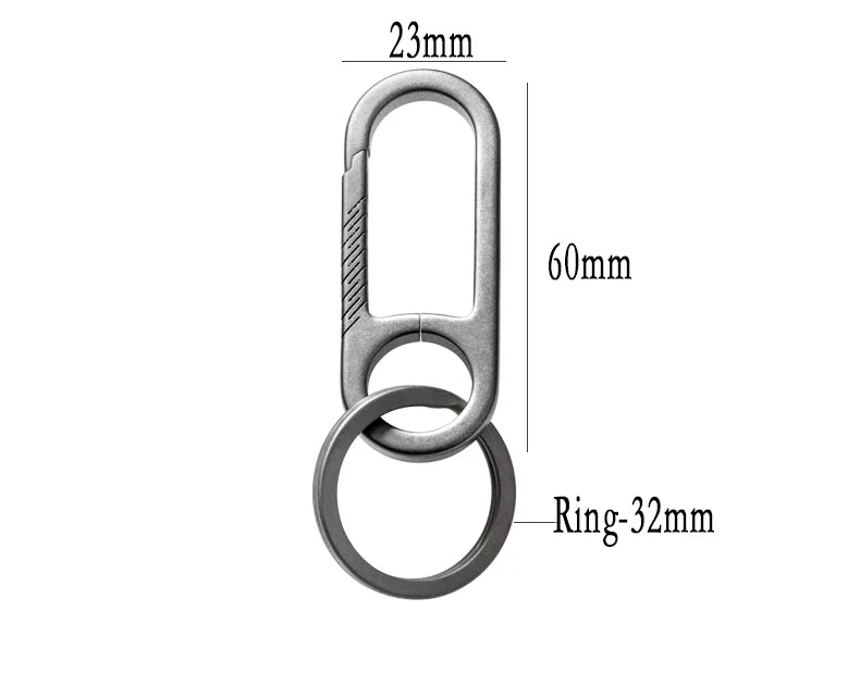 Ultra-Light Titanium Key Ring