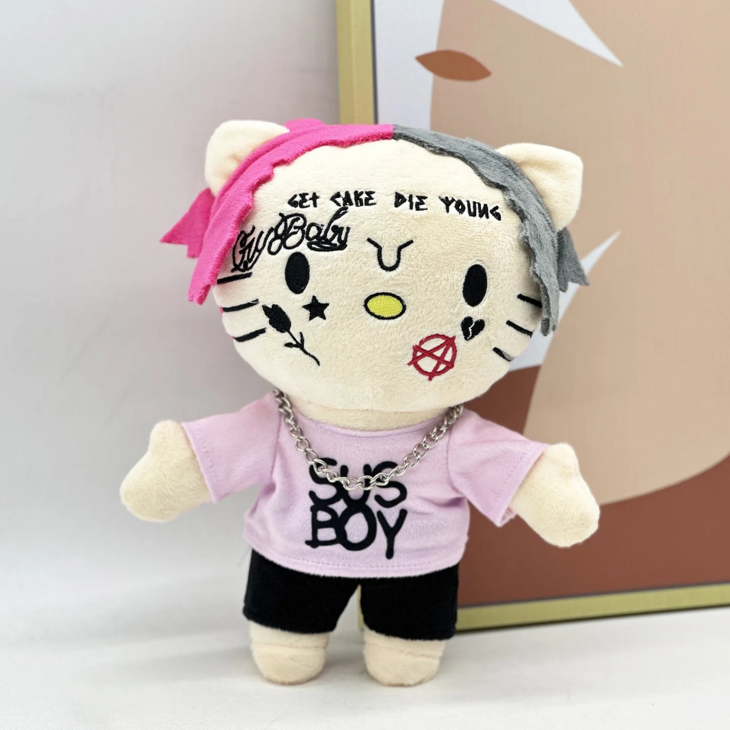 Customized Kitty & Travis Scott Plush Toy