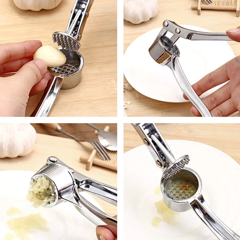 Stainless Steel Garlic Press