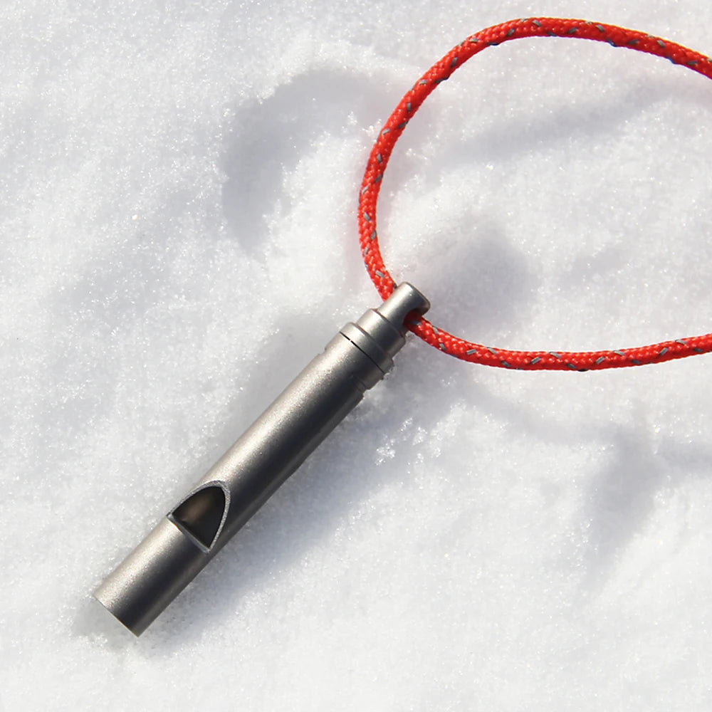 Ultralight Titanium Survival Whistle