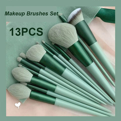 Soft 13 Piece Makeup Brush Set