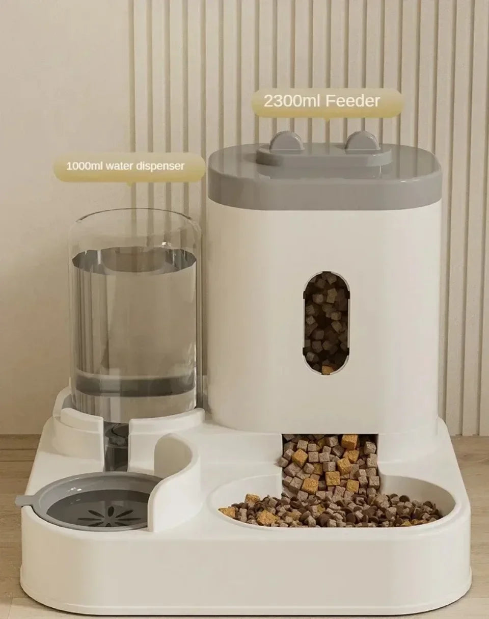 Feeder & Water Fountain Pet Bowl