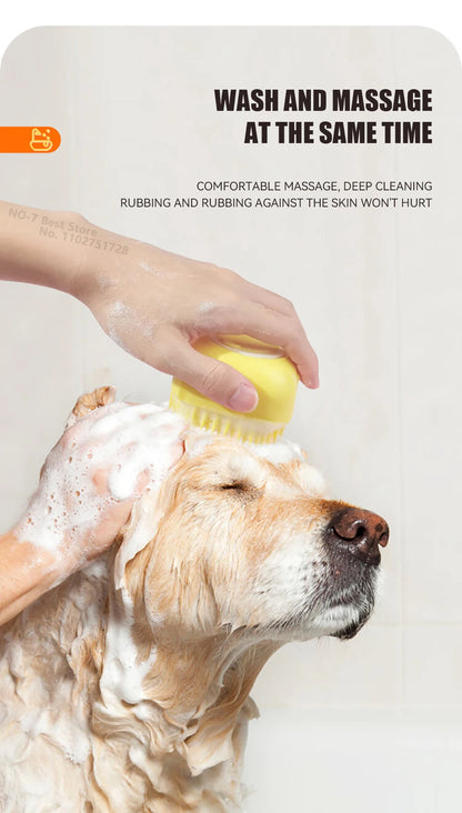 Pet Bathing Massage Brush