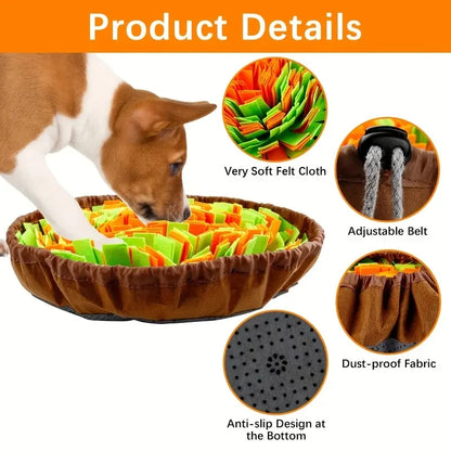 Washable Foldable Pet Sniffing Slow Feeding Mat