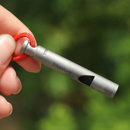 Ultralight Titanium Survival Whistle