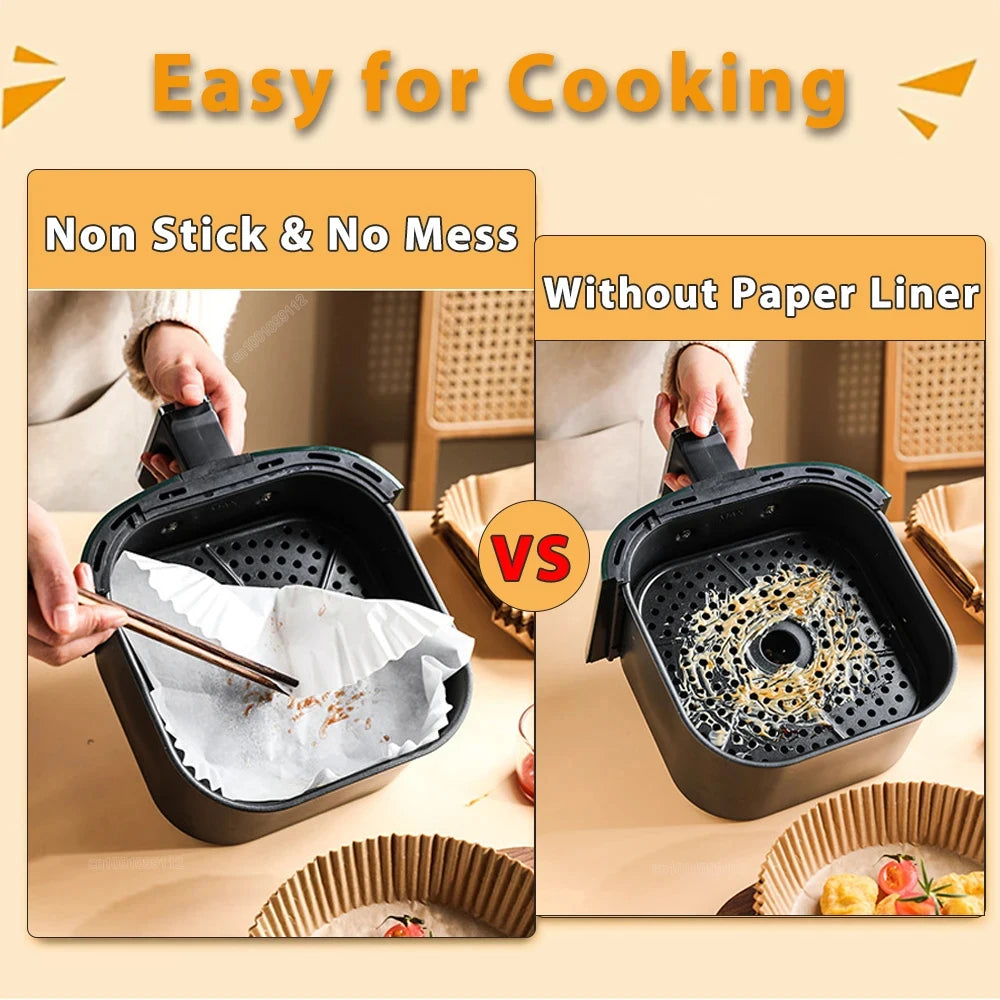 Air Fryer Disposable Paper Non-Stick Airfryer Baking Papers