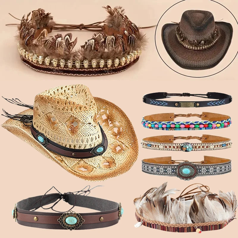 Classic Adjustable Braided Hat Band