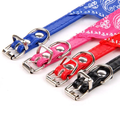 Cute Printed Triangular Pet Collar