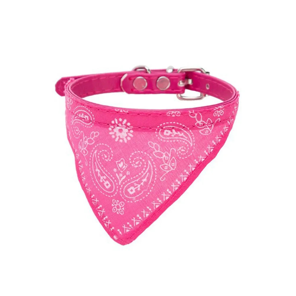 Cute Printed Triangular Pet Collar