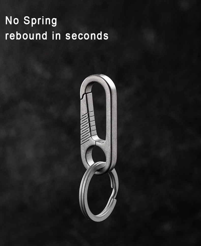 Ultra-Light Titanium Key Ring