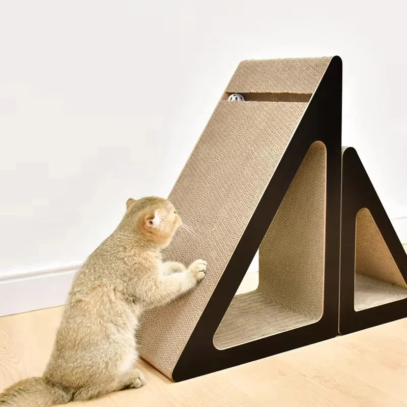 2-in-1 Cat Scratcher with Ball