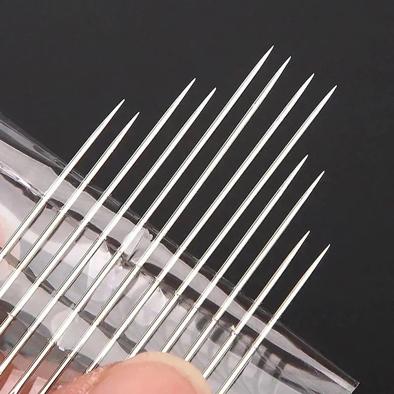 Side-Hole Self-Threading Needle