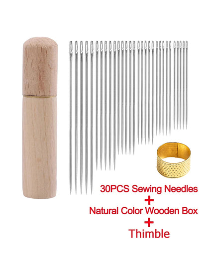 Side-Hole Self-Threading Needle