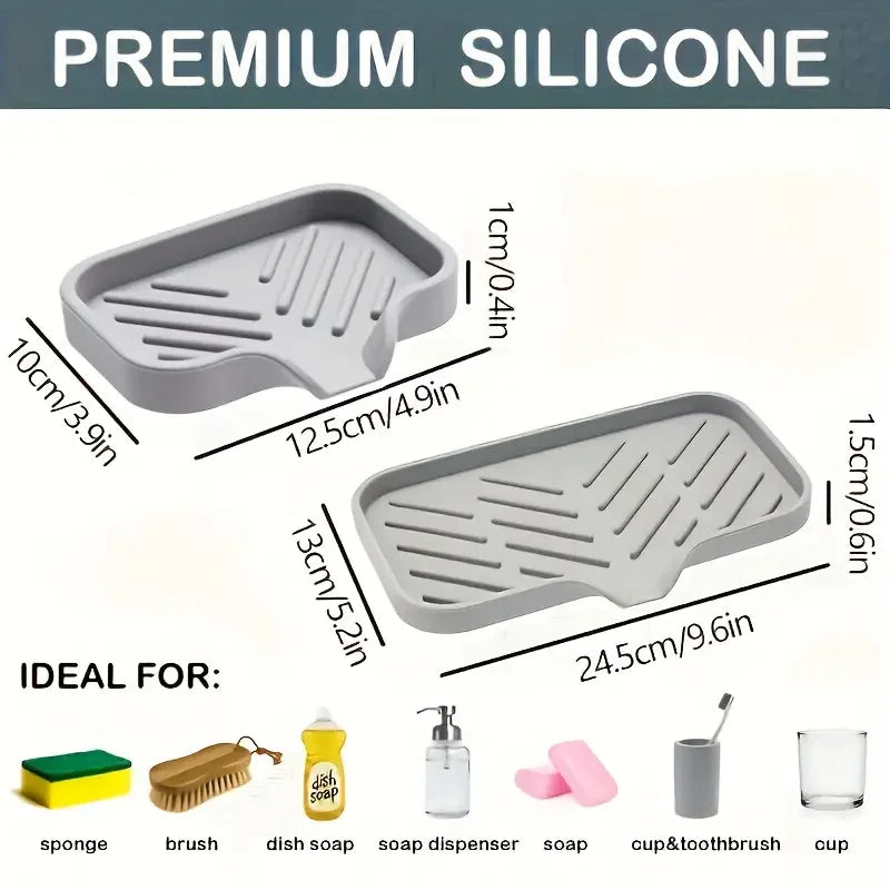 Multi-Function Silicone Sink Mat