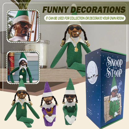 Spying Elves Resin Ornament