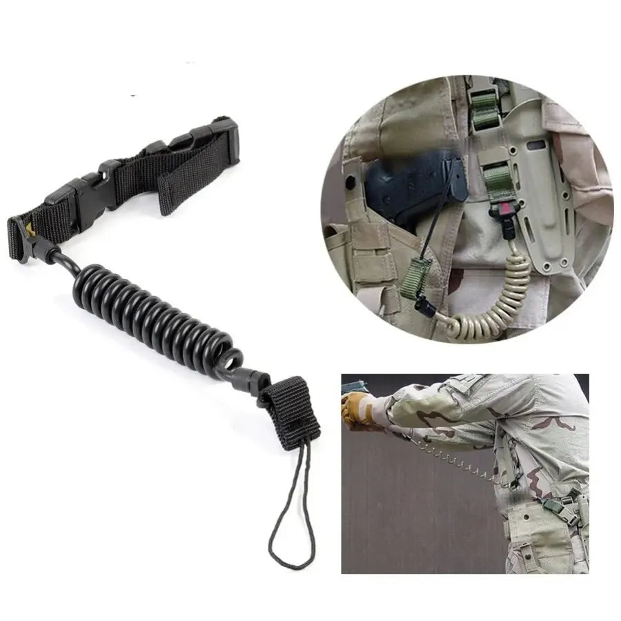 Tactical Anti-Loss Elastic Lanyard