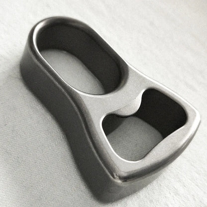 Thickened Titanium Alloy Stone Bottle Opener Defense Nuckle Edc