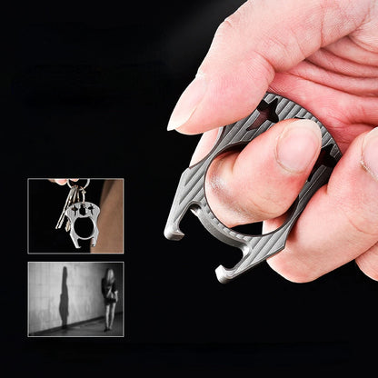 Titanium Alloy Multi-functional Opener Hex Nut Tool Finger Tiger EDC