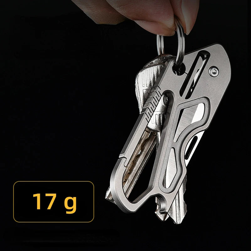 Titanium Alloy Key Chain Protective Metal Key Chain EDC