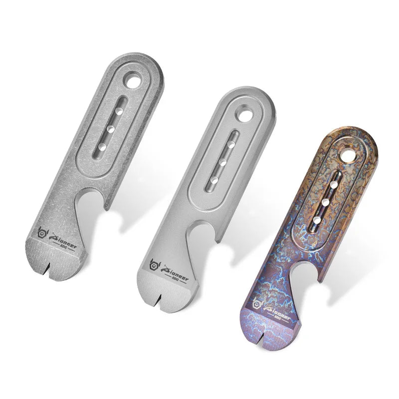 Titanium Alloy Portable Crowbar EDC Key Hanging Pry Bar