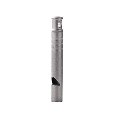 Titanium Alloy Single Tube Burst Whistle Referee Whistle EDC