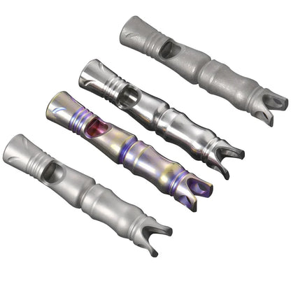 Titanium Whistle Outdoor Survival Portable Single Tube High Frequency