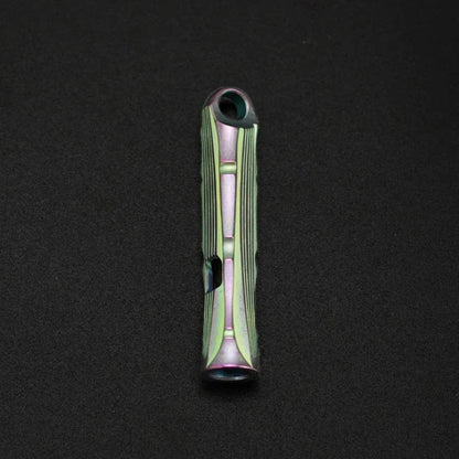 Titanium Whistle High Audio Metal Whistle Fashion Tag