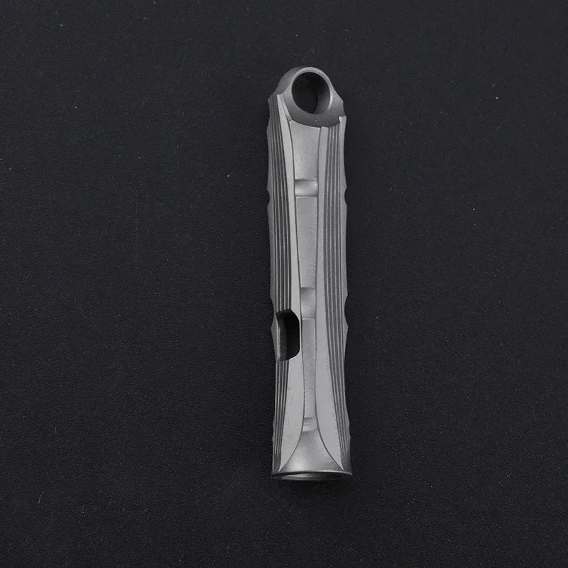 Titanium Whistle High Audio Metal Whistle Fashion Tag