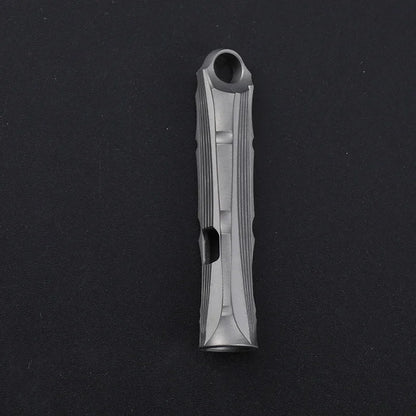 Titanium Whistle High Audio Metal Whistle Fashion Tag