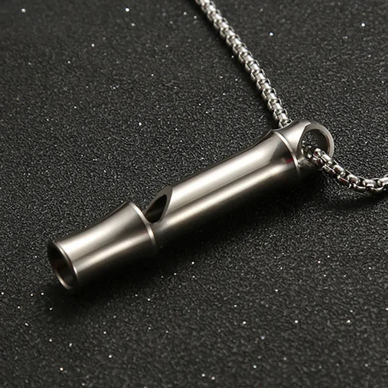 Titanium Whistle Single Tube Burst Sound Outdoor