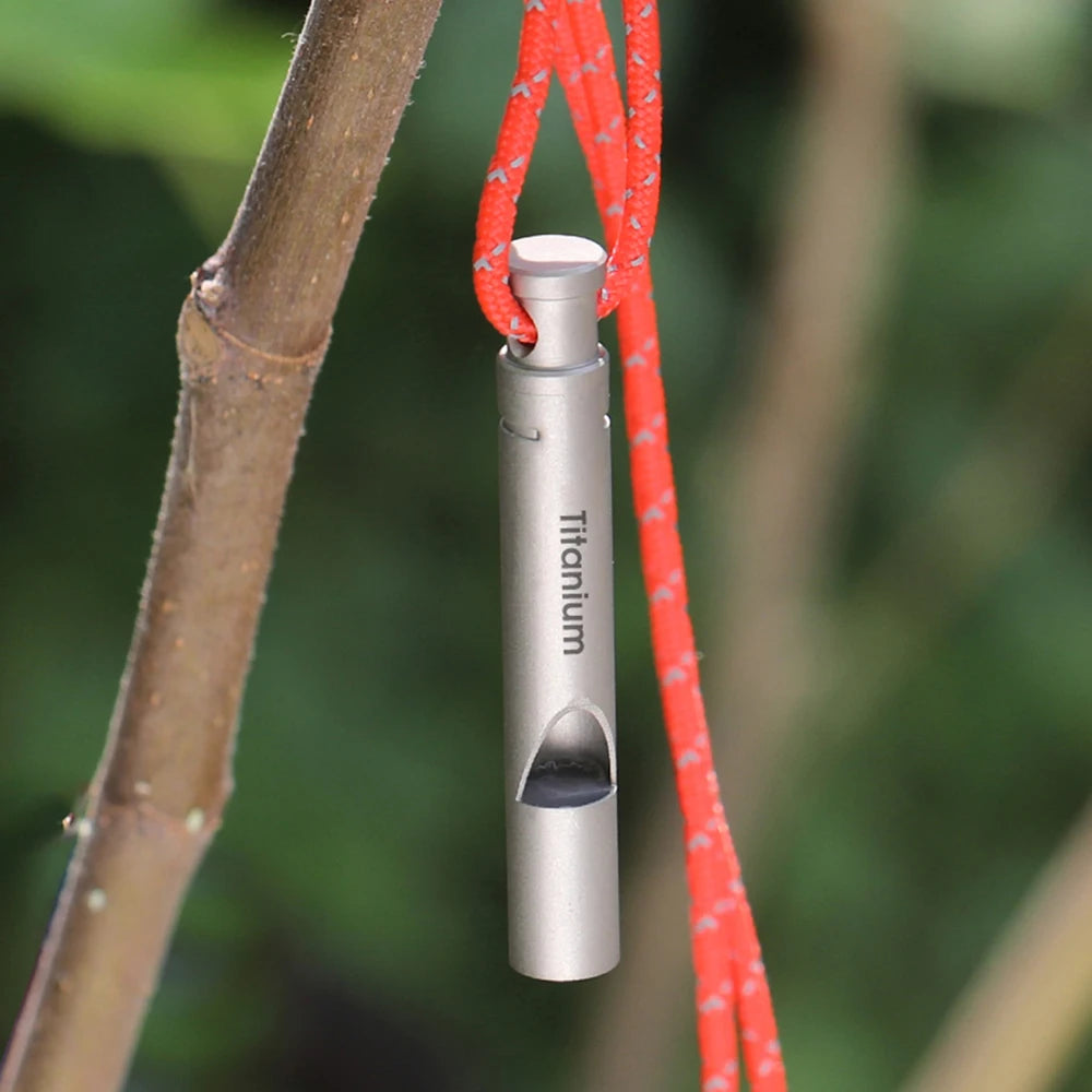 Ultralight Titanium Survival Whistle