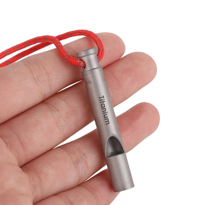 Ultralight Titanium Survival Whistle