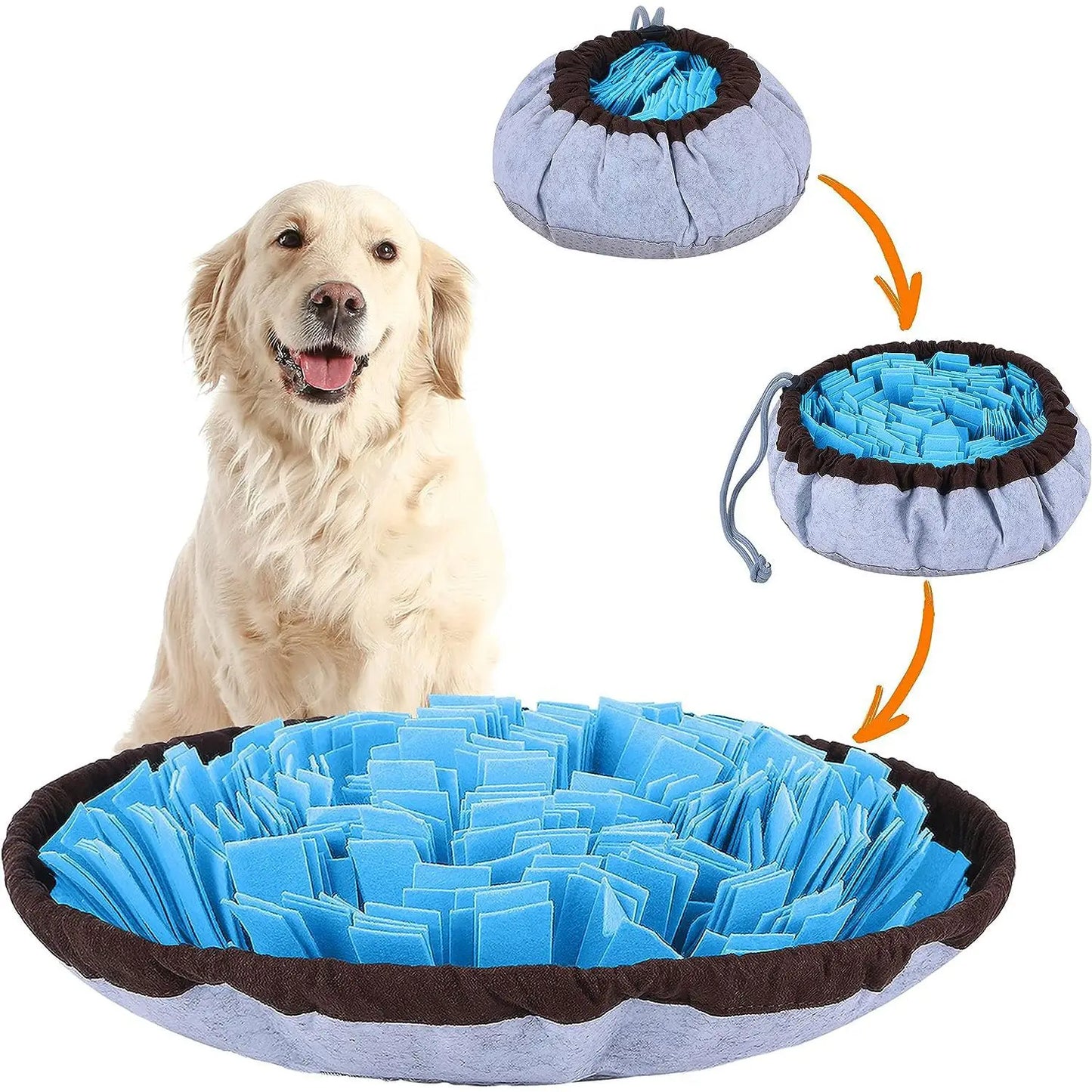 Washable Foldable Pet Sniffing Slow Feeding Mat