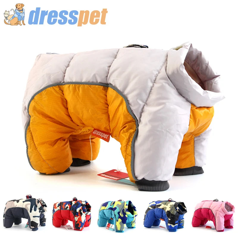 Winter Thicker Waterproof Dog Coat