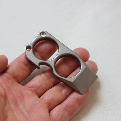 Titanium Mini Lever Bottle Opener Keychain Outdoor Tool