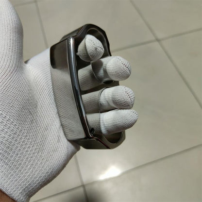 Titanium Alloy Outdoor Tool with Unique Dual Hole Mirror Finish Design