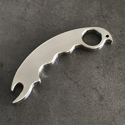 Versatile Outdoor Bottle Opener EDC Tool for Keychain and Backpack
