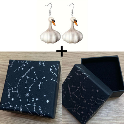 Creative Garlic Duck Earrings Fashion Animal Earrings