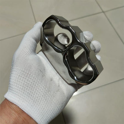 Titanium Alloy Outdoor Tool with Unique Dual Hole Mirror Finish Design