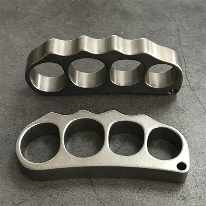 Outdoor EDC Tool Featuring Medium Titanium Pea Shape