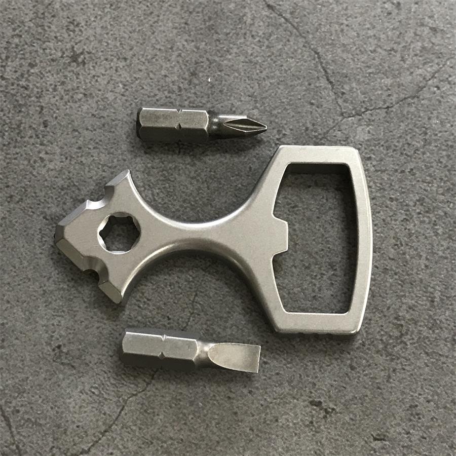 Titanium Bottle Opener and Multi-Purpose EDC Tool