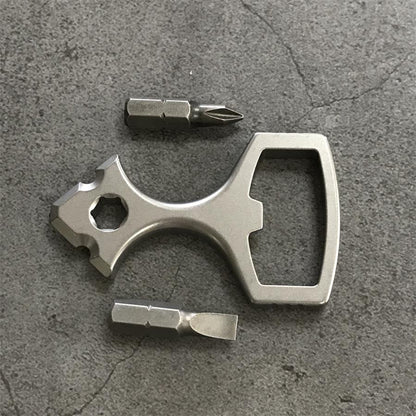 Titanium Bottle Opener and Multi-Purpose EDC Tool