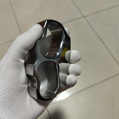 Titanium Alloy Outdoor Tool with Unique Dual Hole Mirror Finish Design