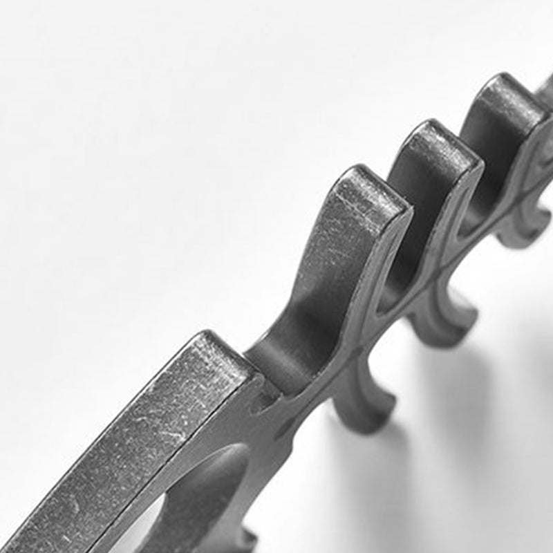 Titanium EDC Tool with Rope Hole and Bottle Opener for Backpack Hanging