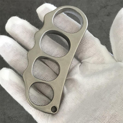 Outdoor EDC Tool Featuring Medium Titanium Pea Shape