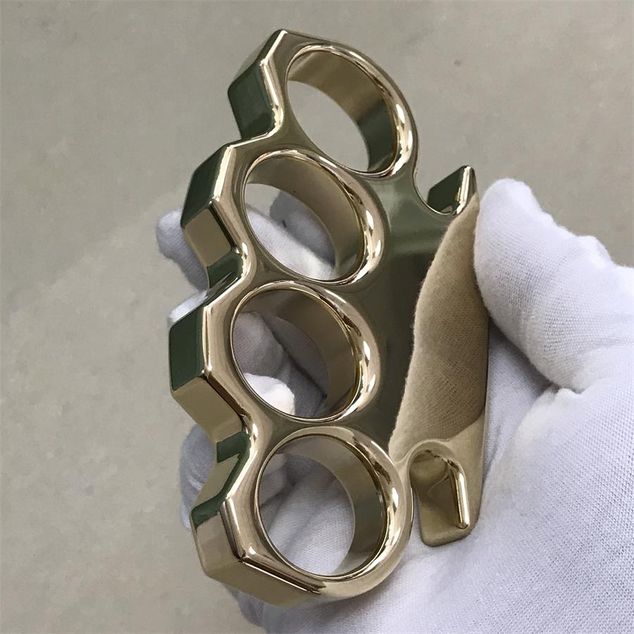Mirror Shine Classic Brass Outdoor Tool with Large Hole Design