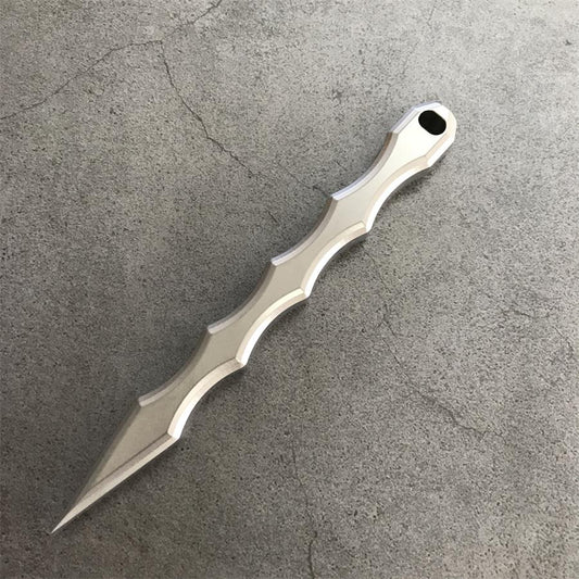 Everyday Titanium Tool with Crowbar Tip and Bottle Opener Design