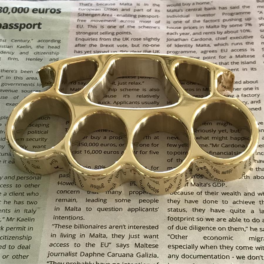 Savage Style Mirror Finish Brass Bottle Opener EDC Tool